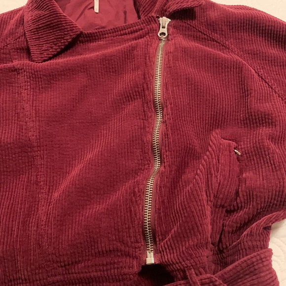 Free People Maroon Corduroy Jacket - Picture 7 of 14